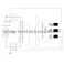 Virtausanturi vedelle YF-S401 0.3 - 6 L/min