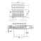 Wilkinson® WODL1 locking tremolo (Floyd Rose style) vibratalla - musta