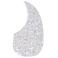 Kitaran pleksi brown pearl tortoise, liimapinta, teardrop style PG1BPTO